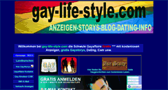 Desktop Screenshot of gay-life-style.com